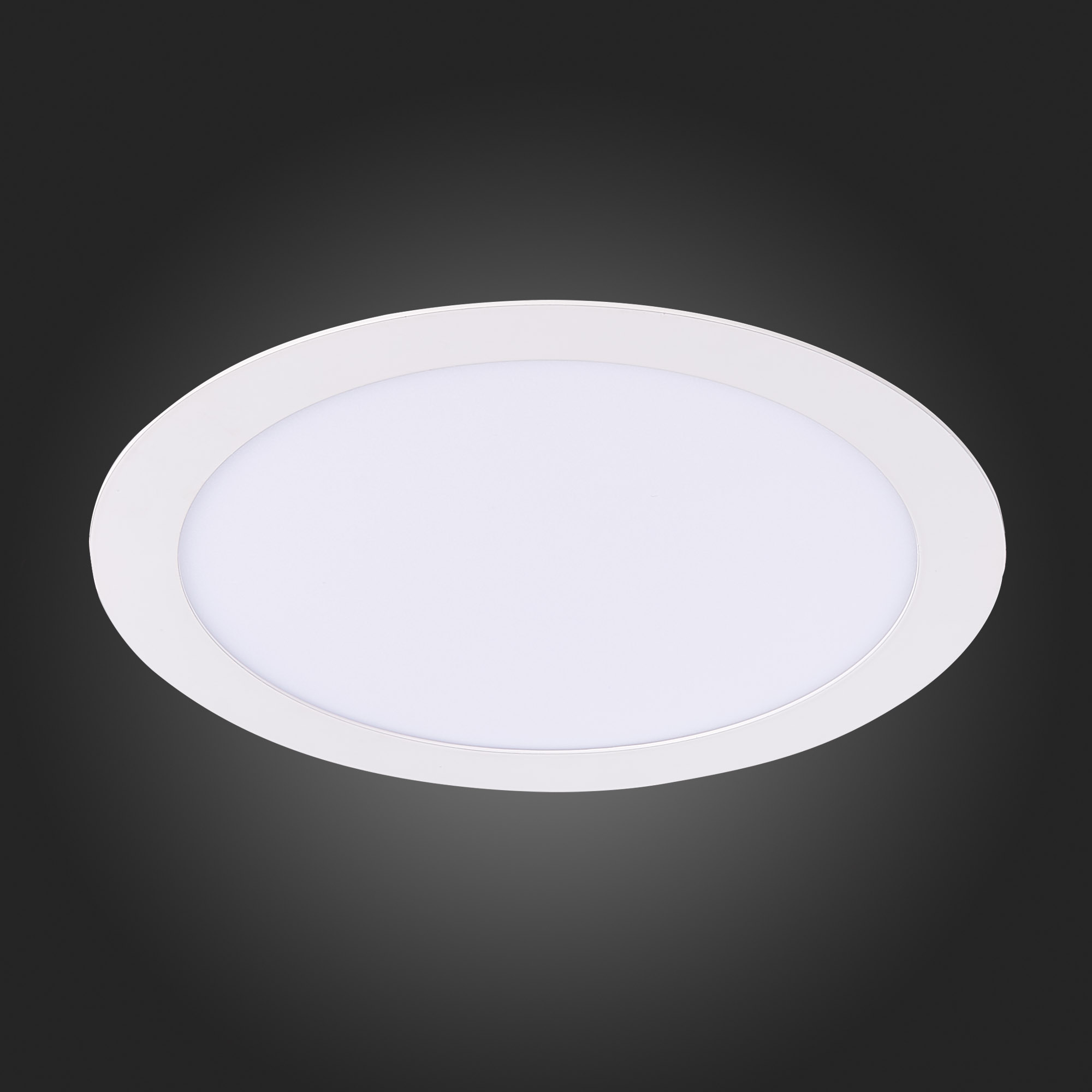 ST209.538.18 Св-к встр. Белый LED 1*18W 3000K 1 296Lm Ra80 110° IP20 D225xH8 90-265V Встраиваемые светильники