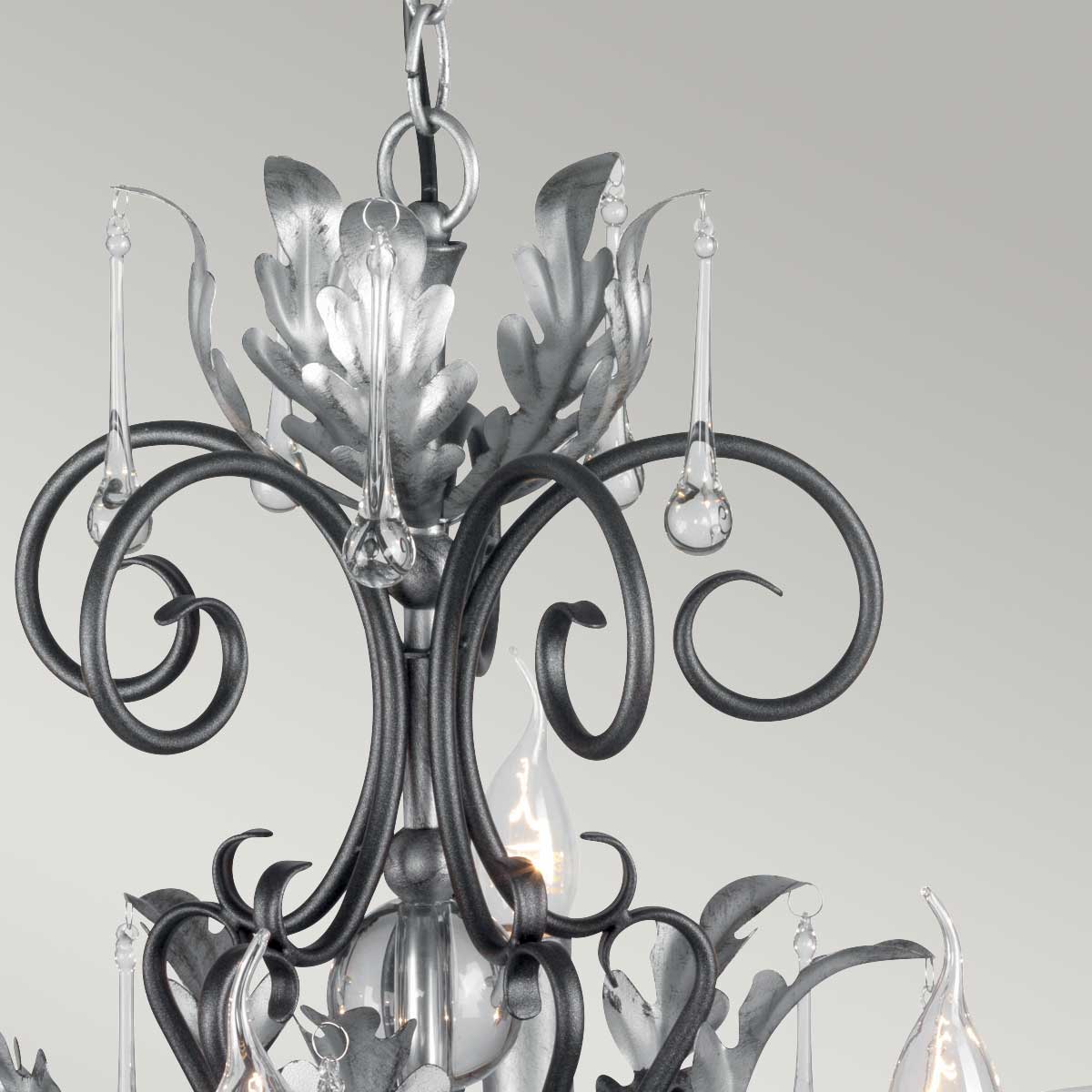 Люстра Elstead Interior, Арт. AML10-BLK-SILVER