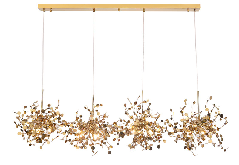 Подвесная люстра Crystal Lux GARDEN SP3х4 L1600 GOLD