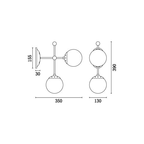 Бра Vele Luce VL5014W02