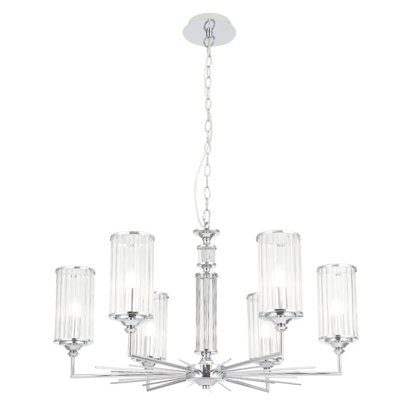 Подвесная люстра Crystal Lux GLORIA SP6 CHROME
