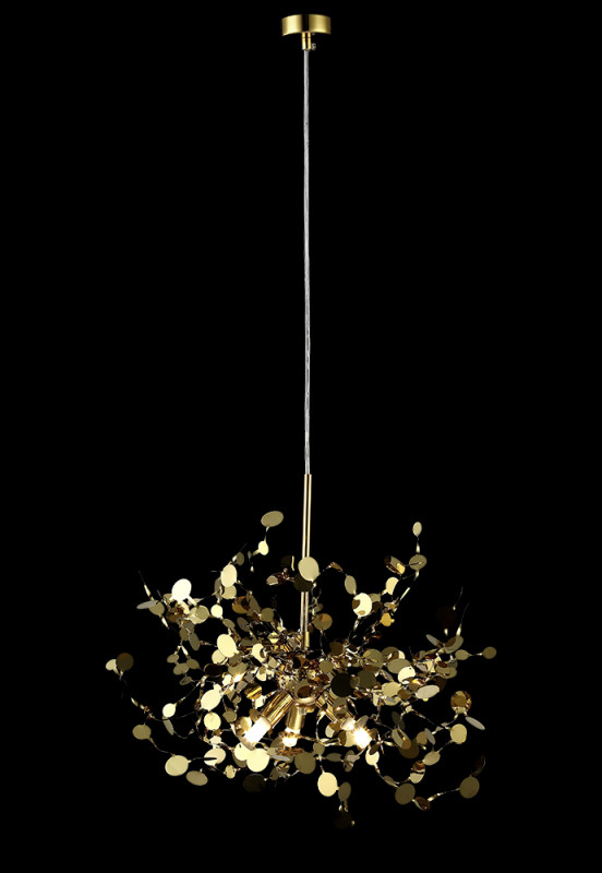 Подвесная люстра Crystal Lux GARDEN SP3 D400 GOLD