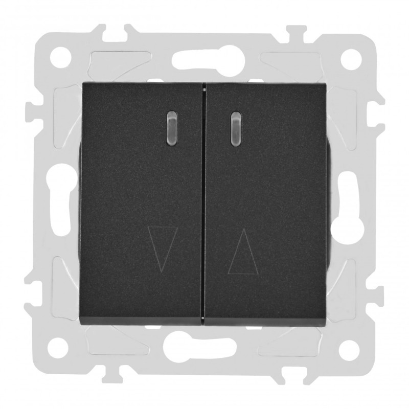 Выключатель Arte Milano 203.33-2.black