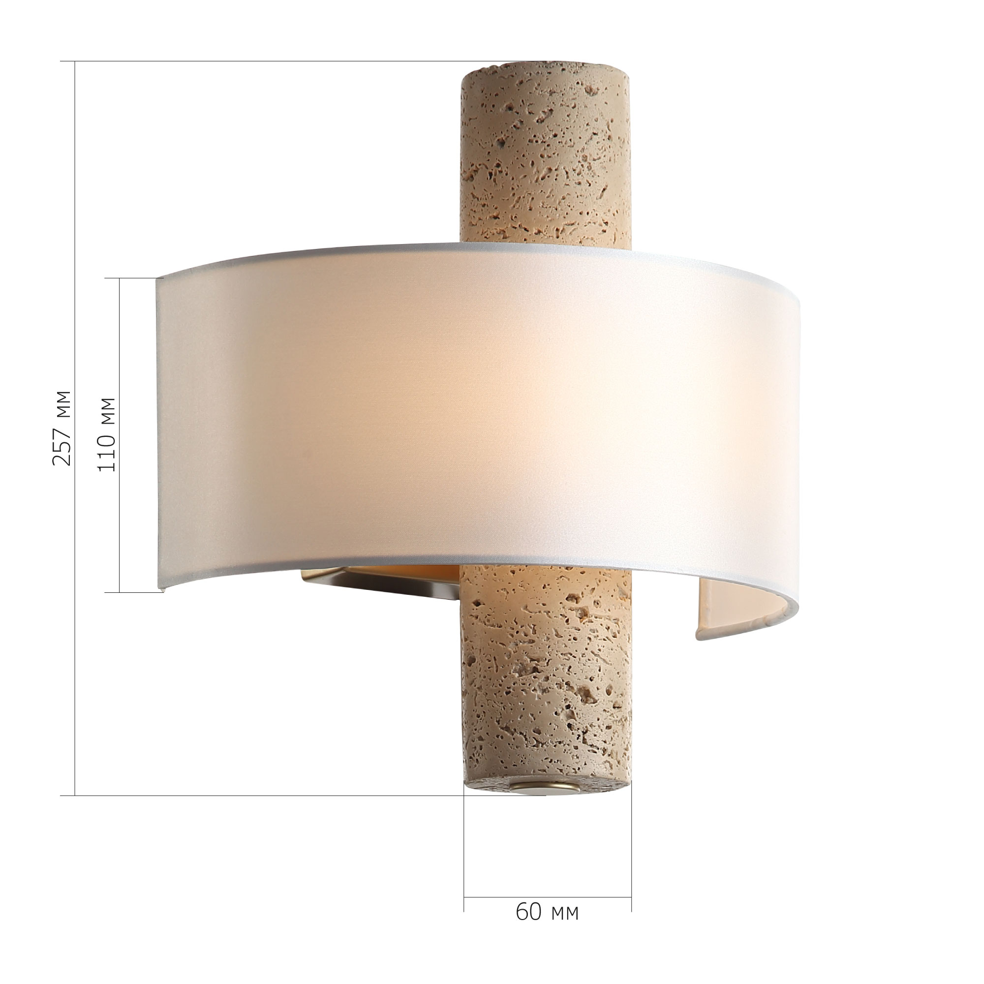 SL6230.201.01 Светильник настенный ST-Luce Бежевый/Белый LED 1*5W 3000K NOBLE