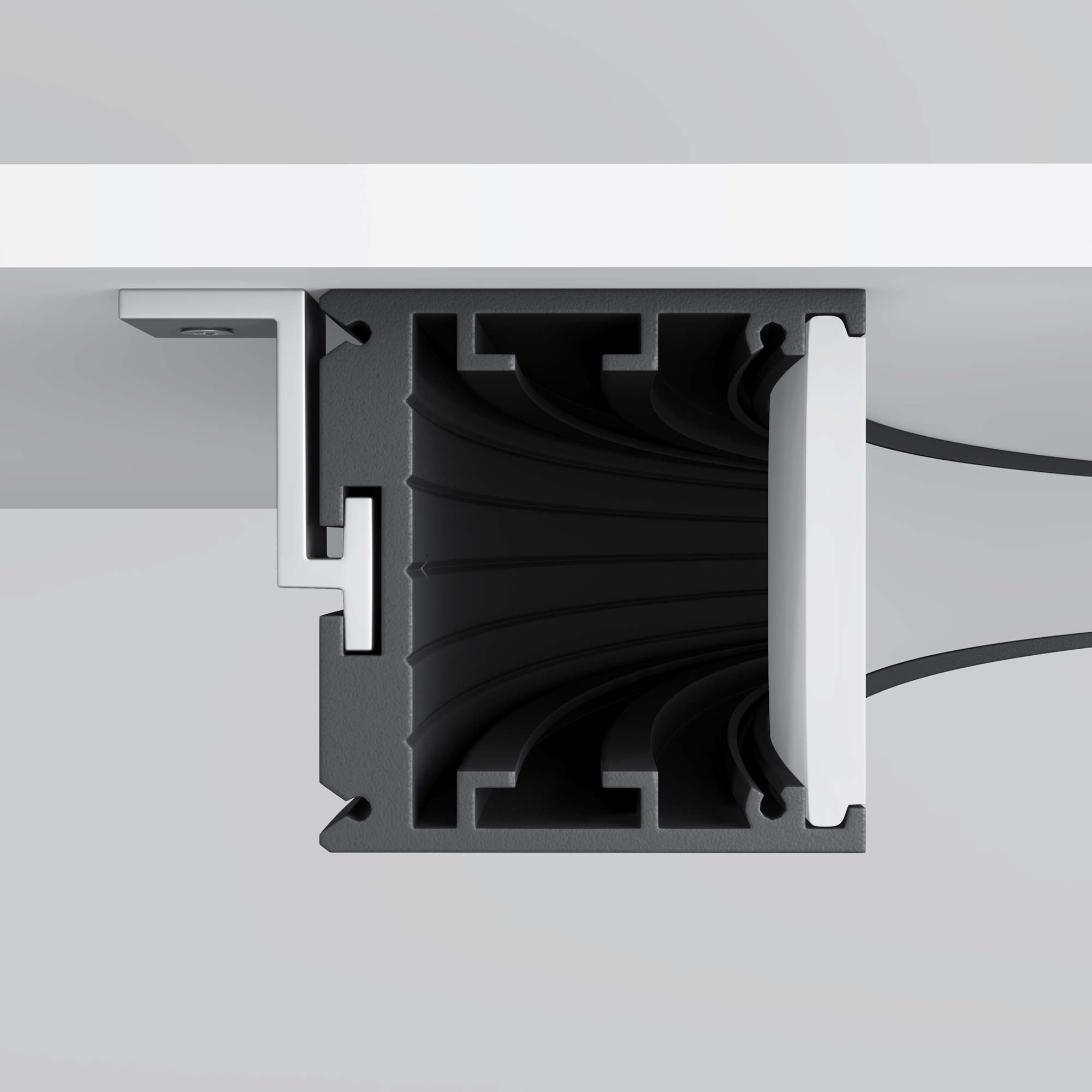 Профиль Led Strip ALM-3535R-B-IN-90°-1.5M