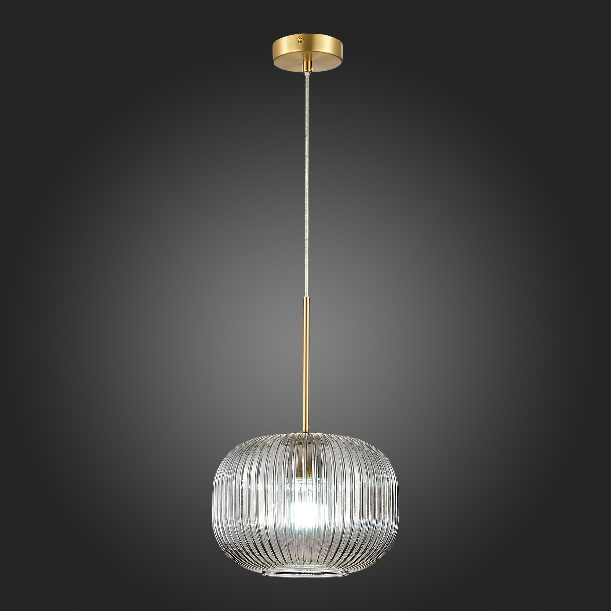 SL1154.303.01 Подвес ST-Luce Латунь/Дымчатый E27 1*60W GRAN