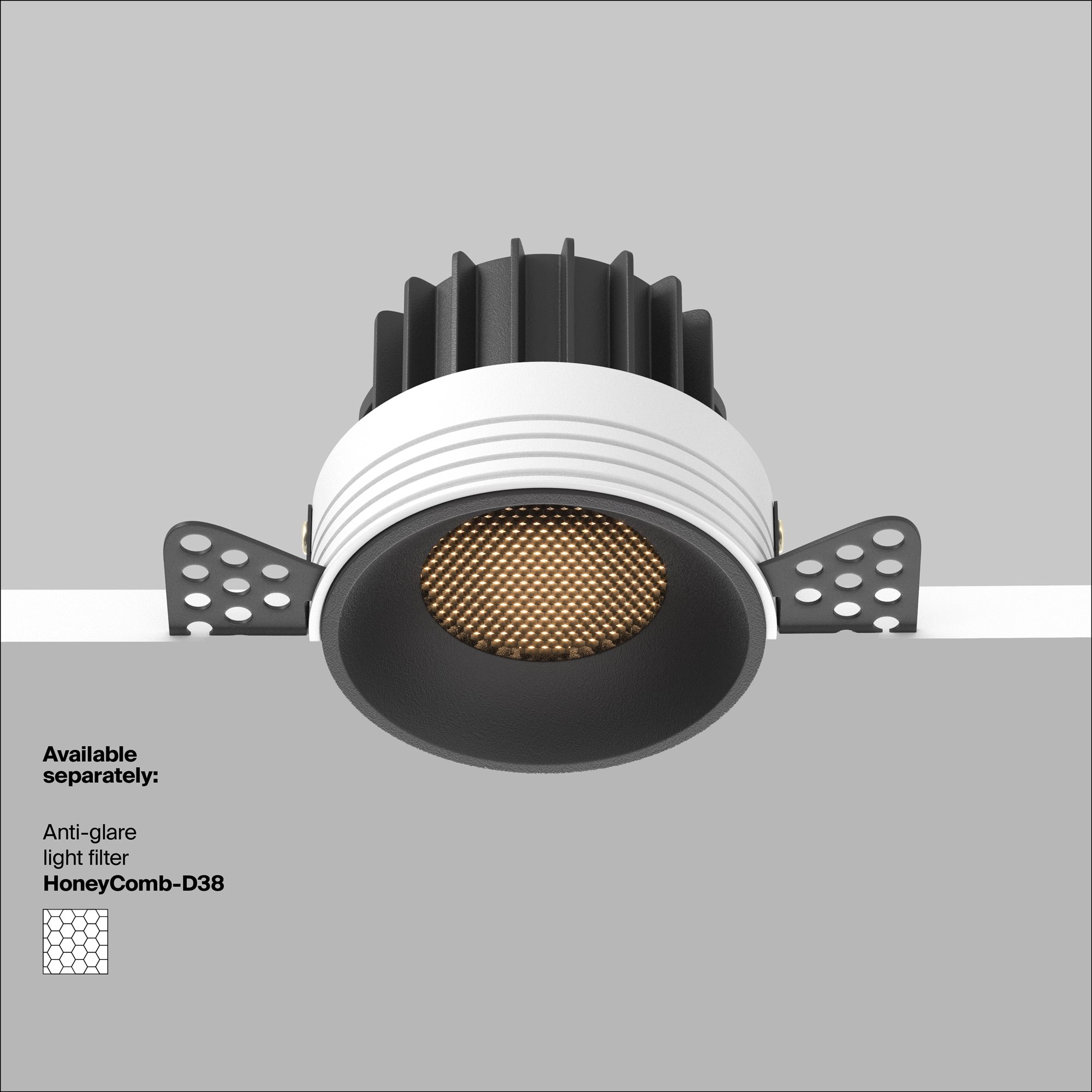 Встраиваемый светильник Technical DL058-12W3K-TRS-B