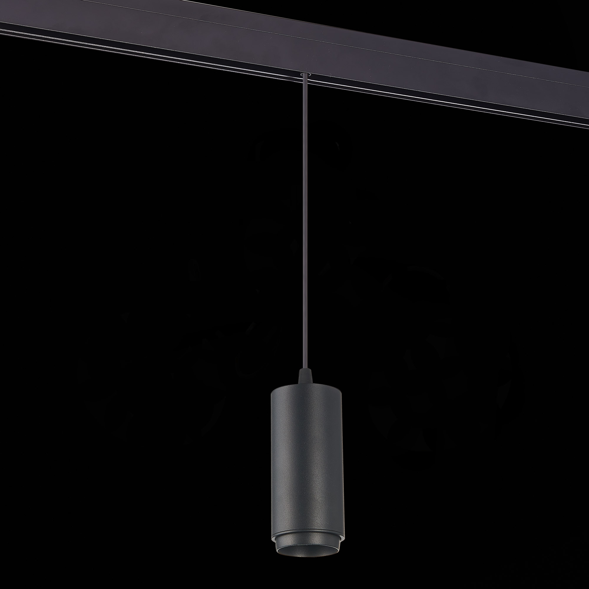 ST357.433.06 Магнитный трековый светильник подвесной ZOOM Черный LED 1*6W 3000K 667Lm Ra>80 10-60° I SKYLINE 48