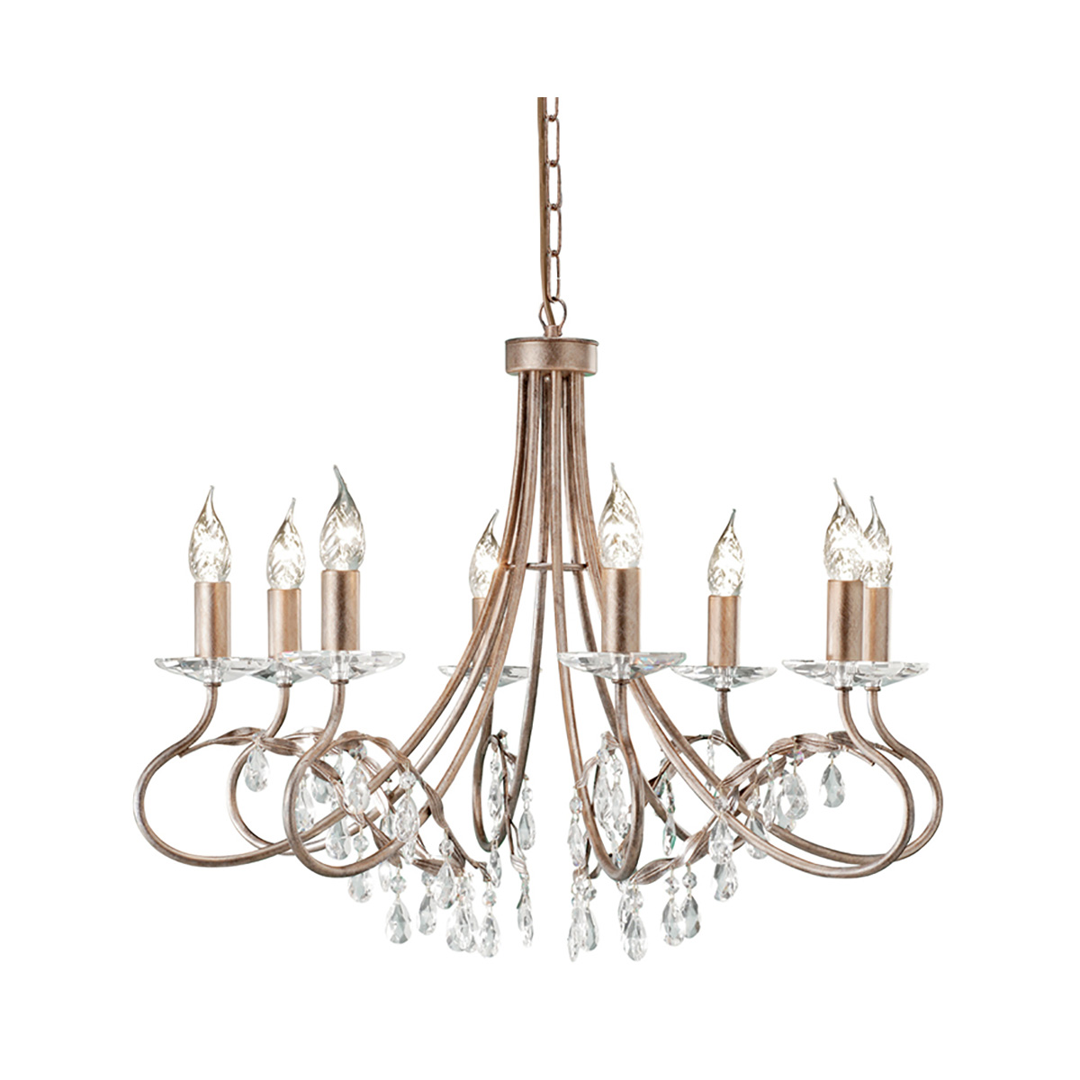 Люстра Elstead Interior, Арт. CRT8-SILVER-GOLD