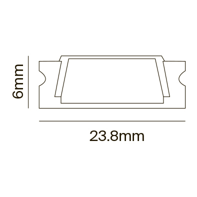 Профиль Led Strip ALM002S-2M
