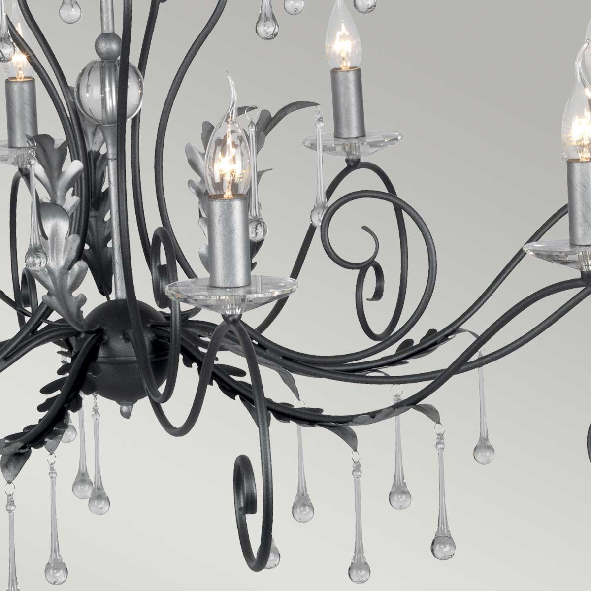Люстра Elstead Interior, Арт. AML15-BLK-SILVER