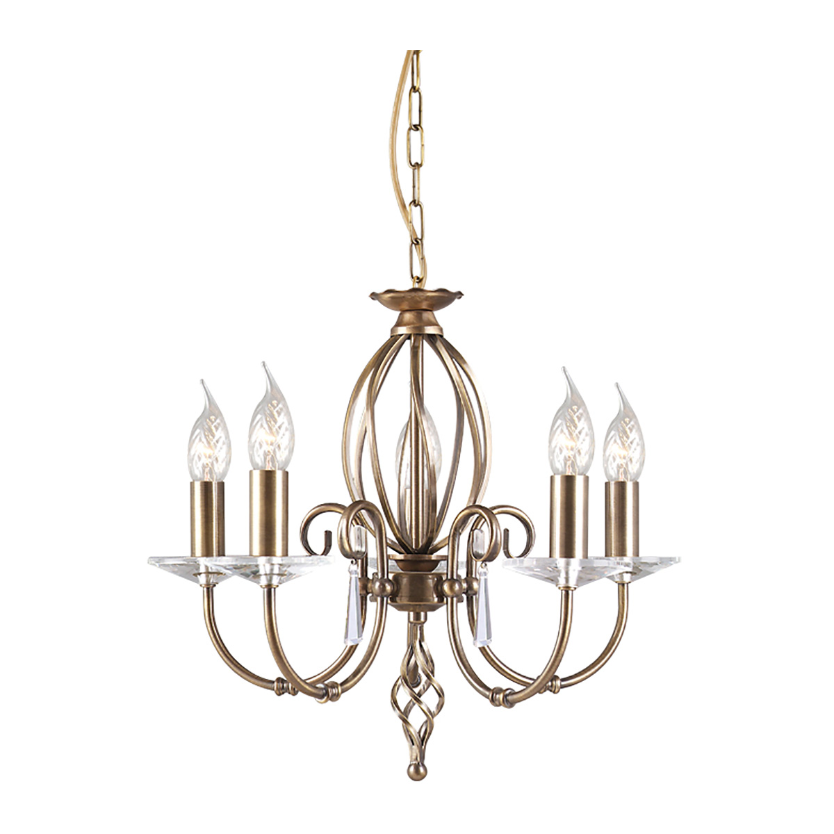 Люстра Elstead Interior, Арт. AG5-AGED-BRASS