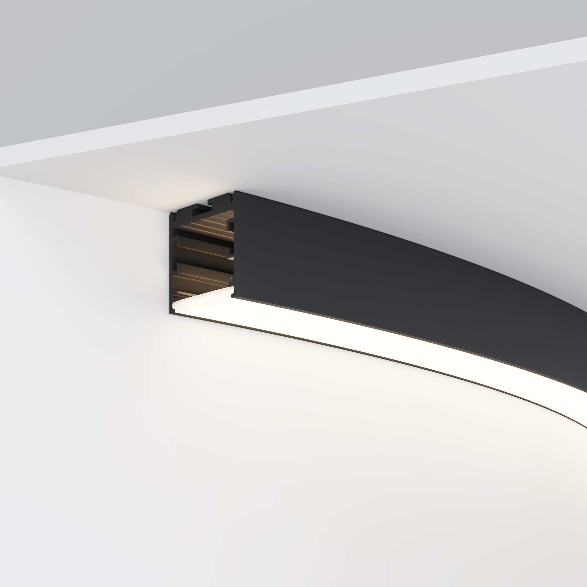 Профиль Led Strip ALM-3535R-B-D-45°-1.5M