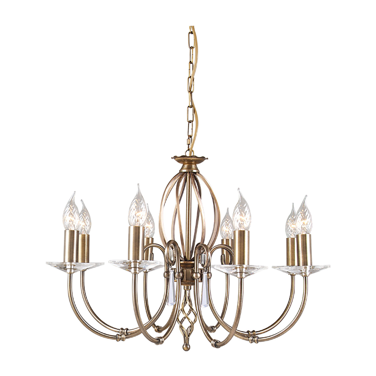Люстра Elstead Interior, Арт. AG8-AGED-BRASS