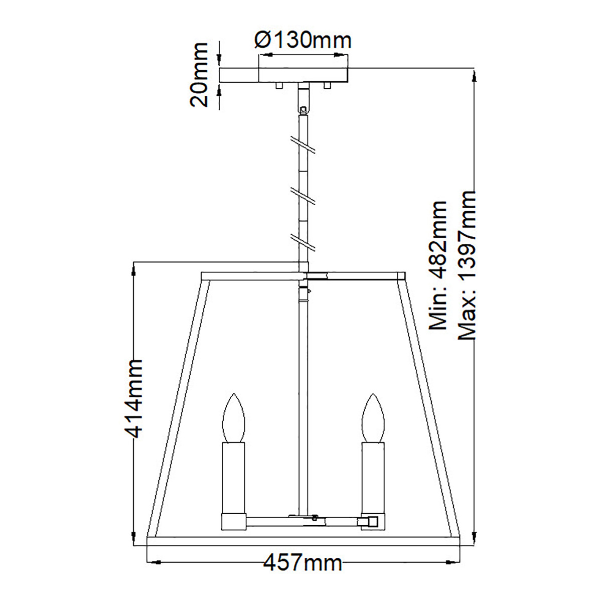 Люстра HK-FULTON-4P Hinkley, арт. HK-FULTON-4P