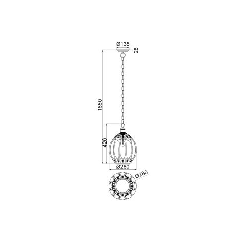 Подвесной светильник Vele Luce VL4266P31