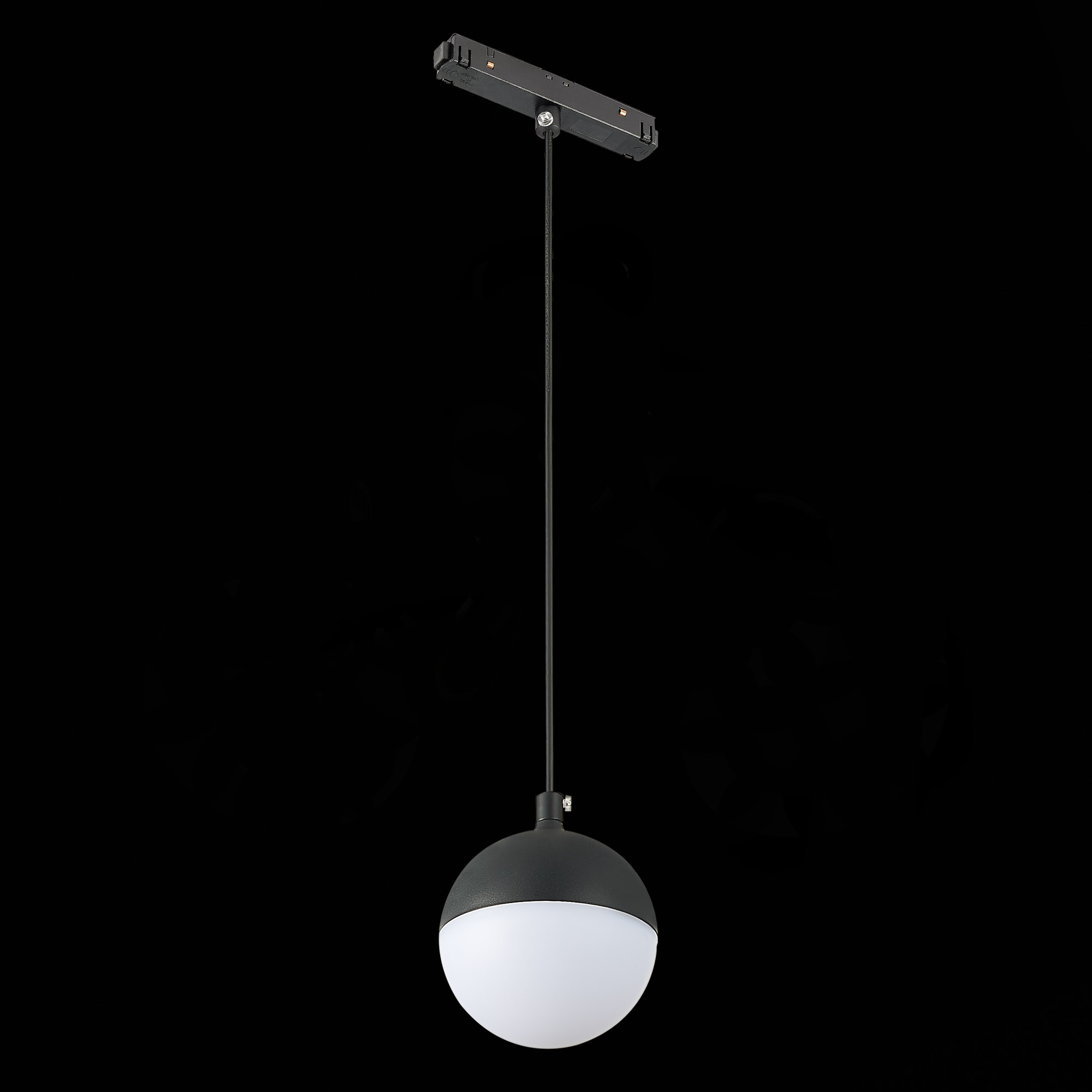 ST358.433.07PWM4 Магнитный трековый светильник подвесной Черный LED 1*7W 3000K 520Lm Ra>80 120о IP20 SKYLINE 48