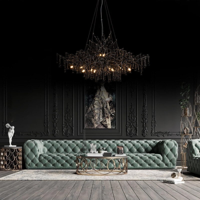 Подвесная люстра LOFT IT 10067/1250 BK
