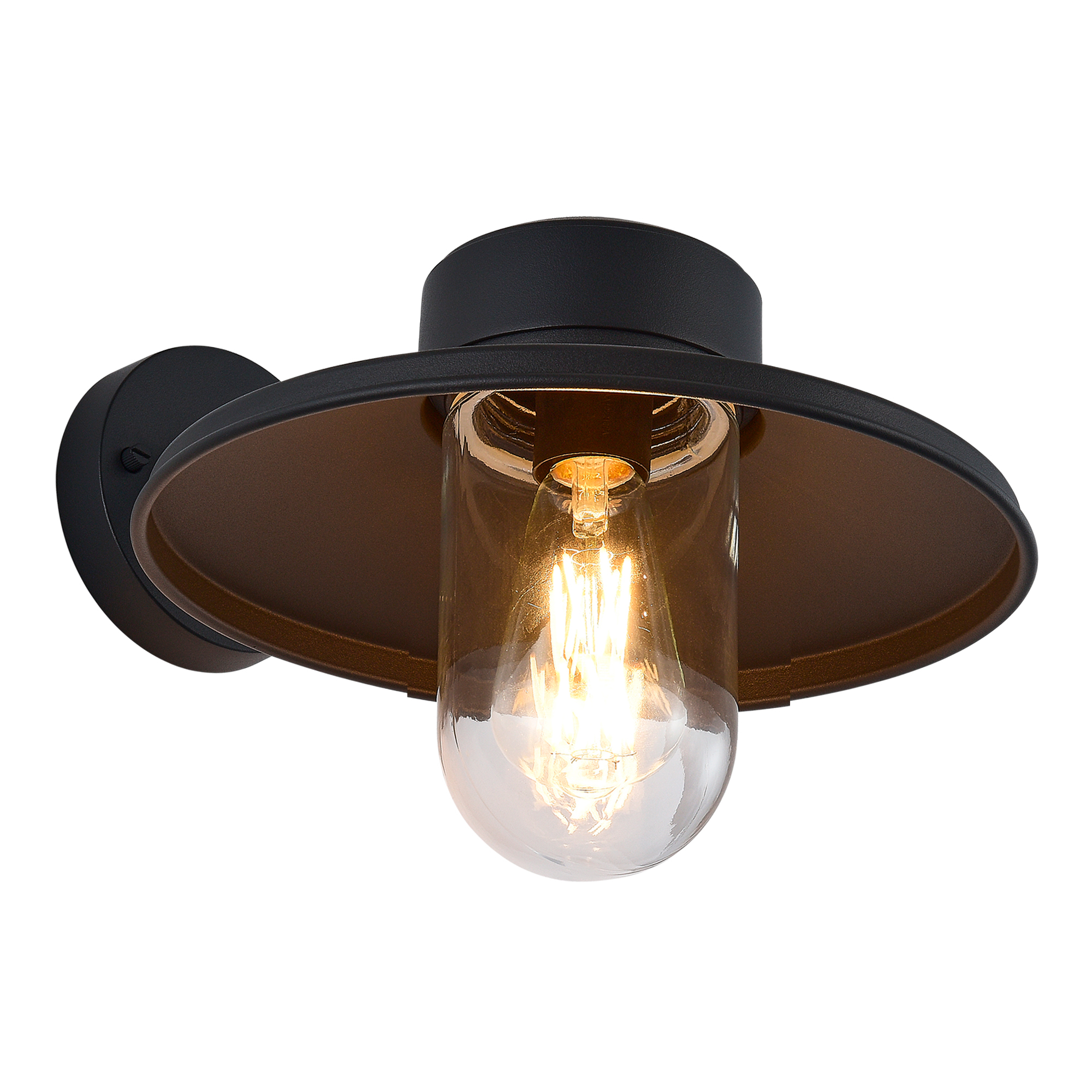SL9542.701.01 Светильник уличный настенный ST-Luce темно-серый E27 1*60W BASKO