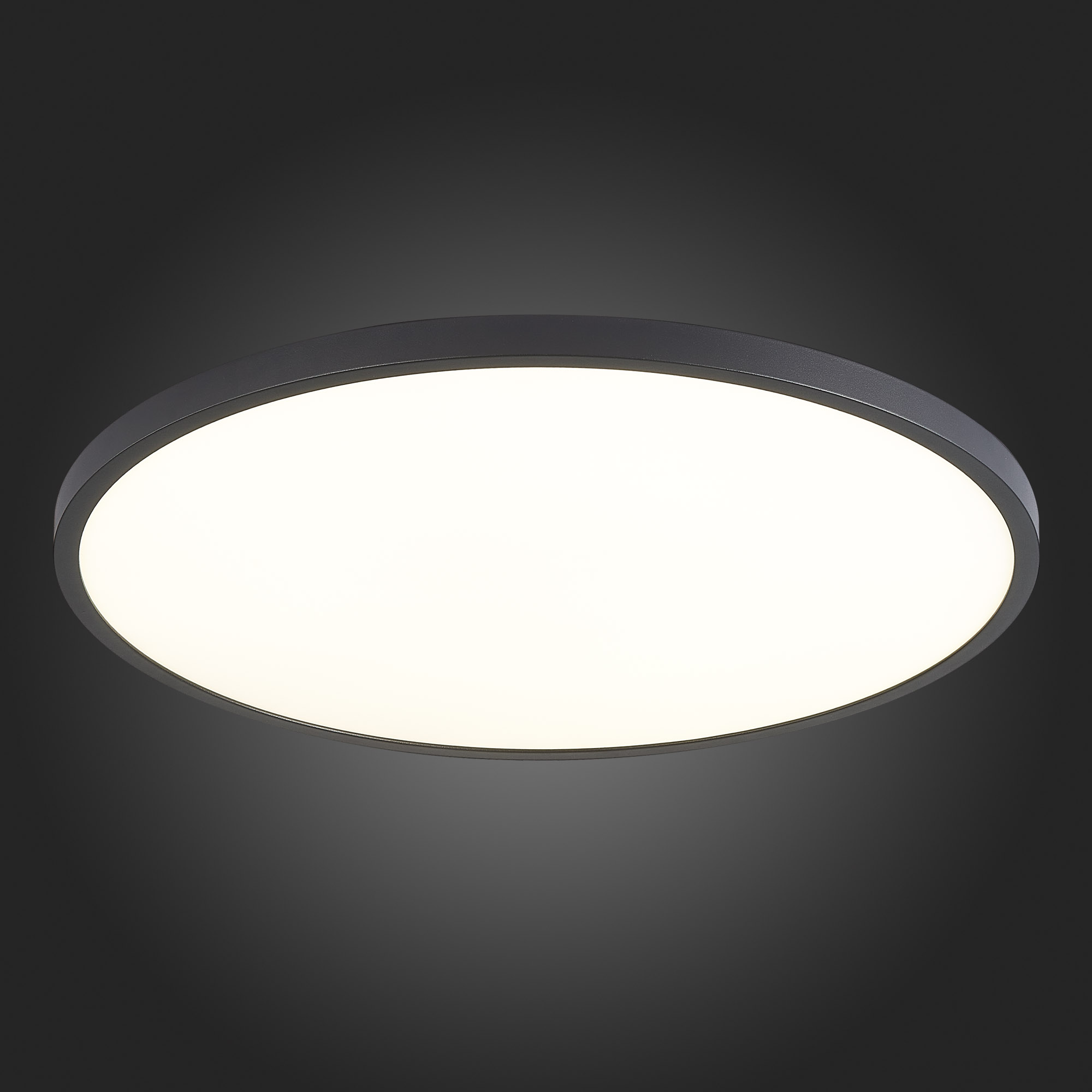 ST601.442.48 Светильник потолочный Черный LED 1*48W 4000K 4 320Lm Ra>90 120° IP20 D600xH27 185-265V Накладные светильники