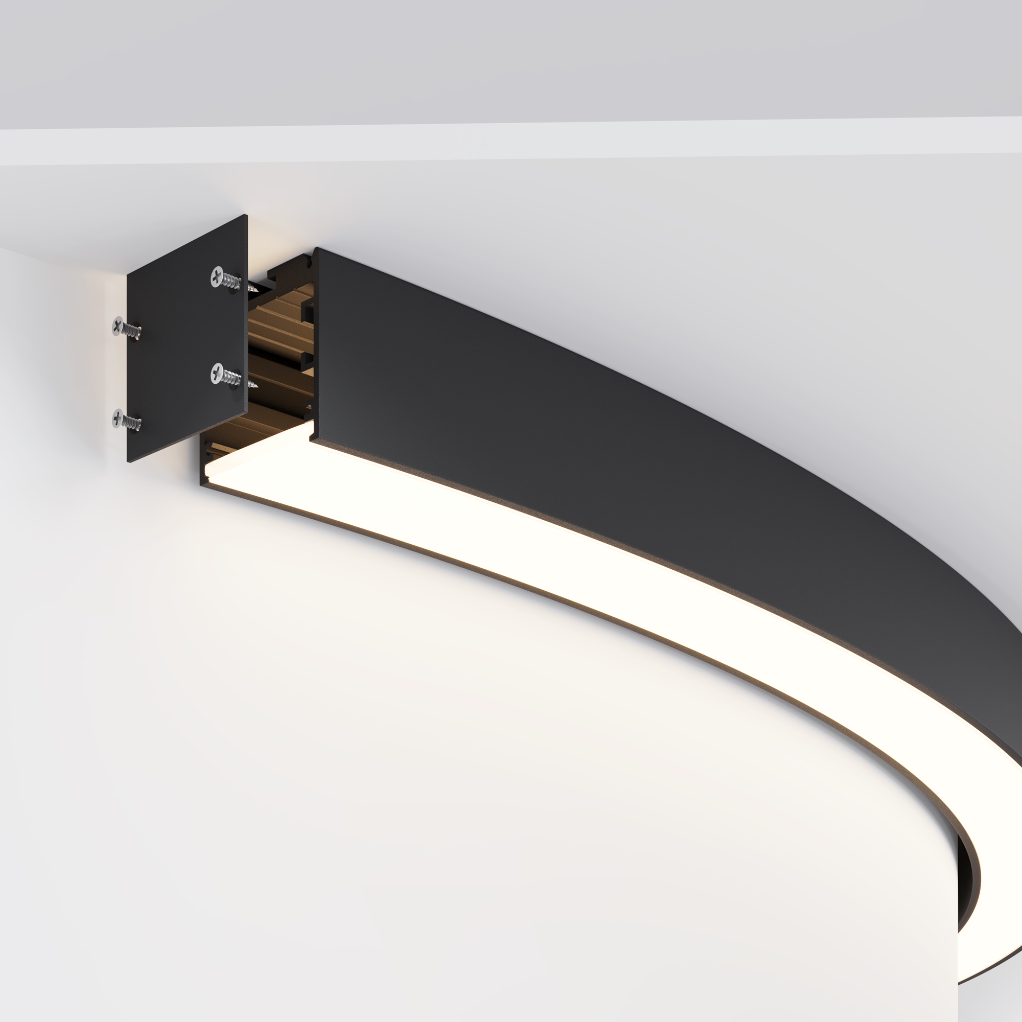 Профиль Led Strip ALM-3535R-B-D-90°-1.5M