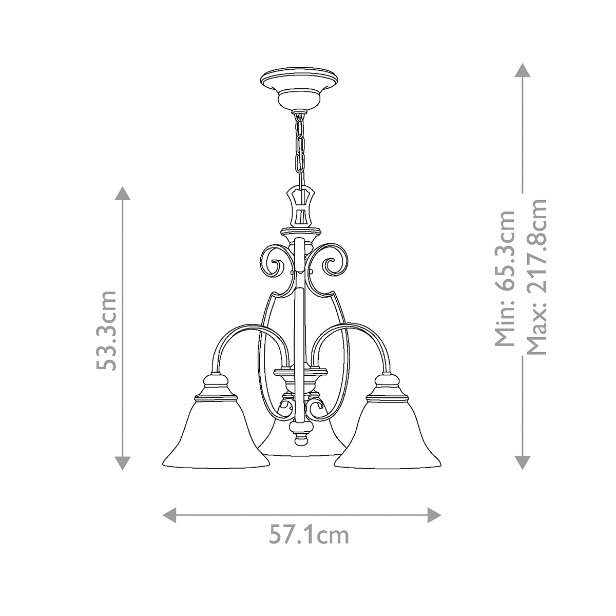 Люстра Hinkely Lighting, Арт. HK-CELLO3
