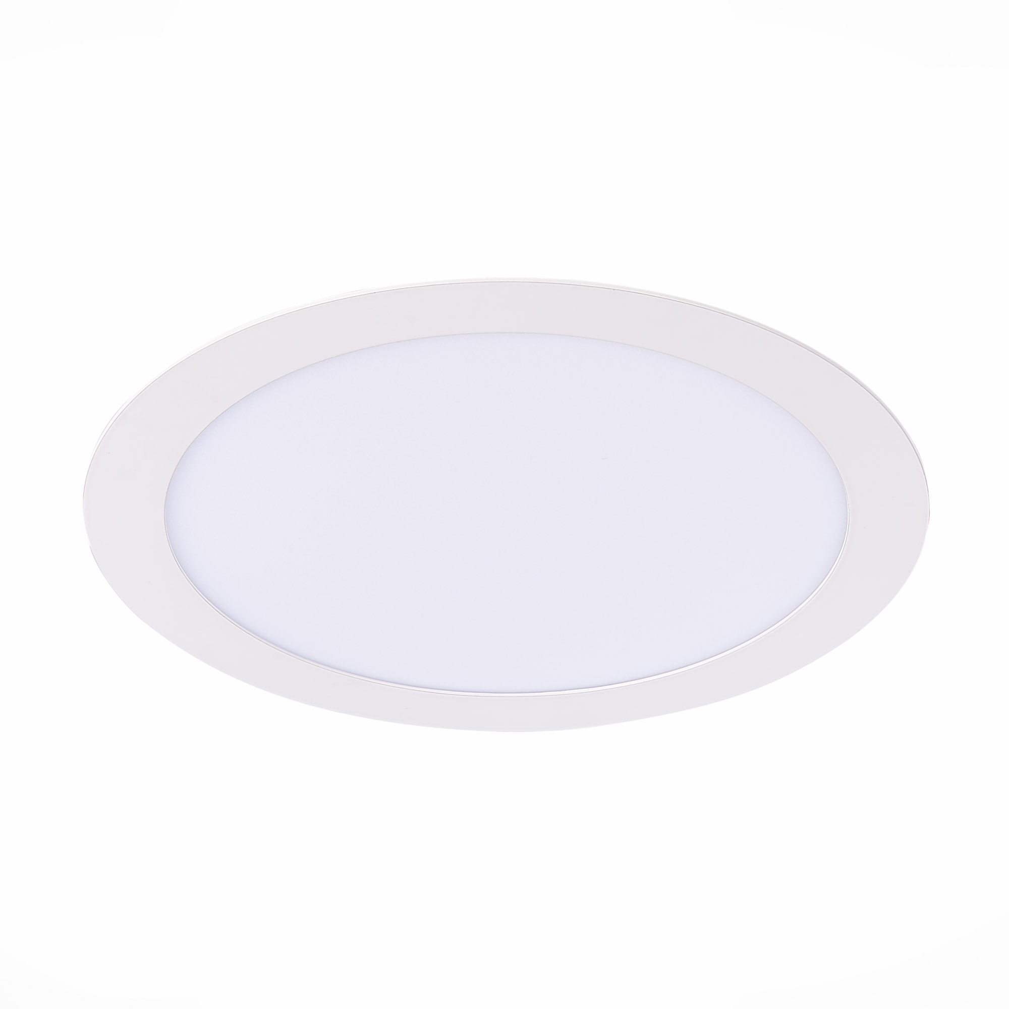 ST209.538.18 Св-к встр. Белый LED 1*18W 3000K 1 296Lm Ra80 110° IP20 D225xH8 90-265V Встраиваемые светильники