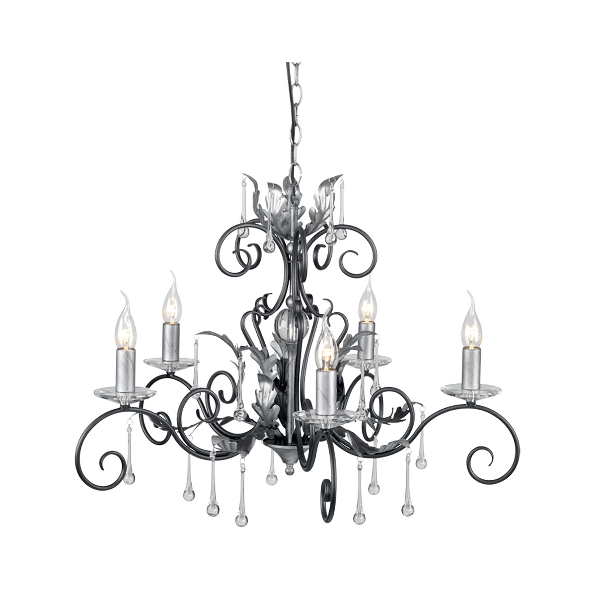 Люстра Elstead Interior, Арт. AML5-BLK-SILVER