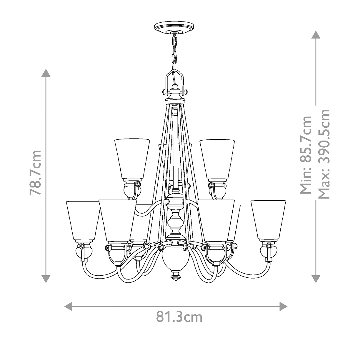 Люстра Hinkley Lighting, Арт. HK-MAYFLOWER9