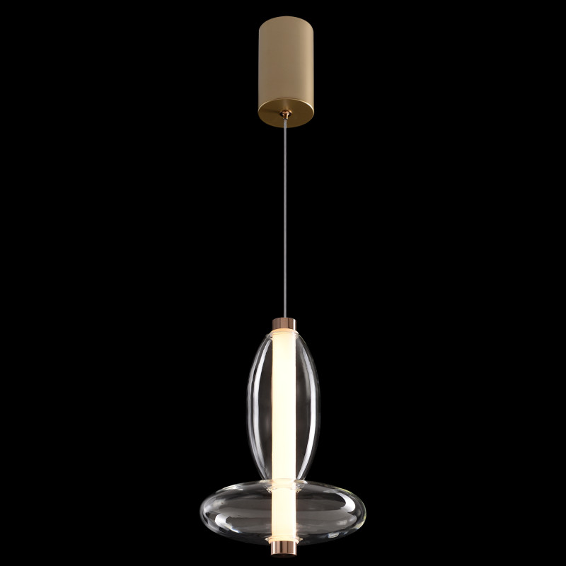 Подвесной светильник Crystal Lux QUASAR SP7W LED TRANSPARENT