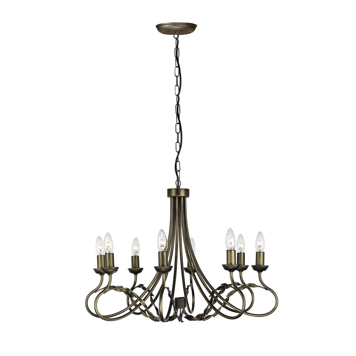 Люстра Elstead Interior, Арт. OV8-BLK-GOLD