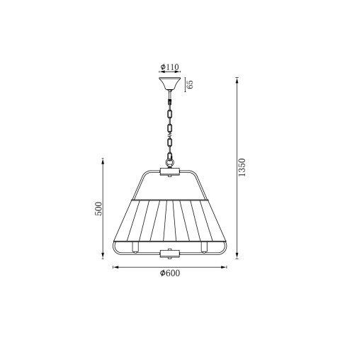Подвесной светильник Vele Luce VL4254P07