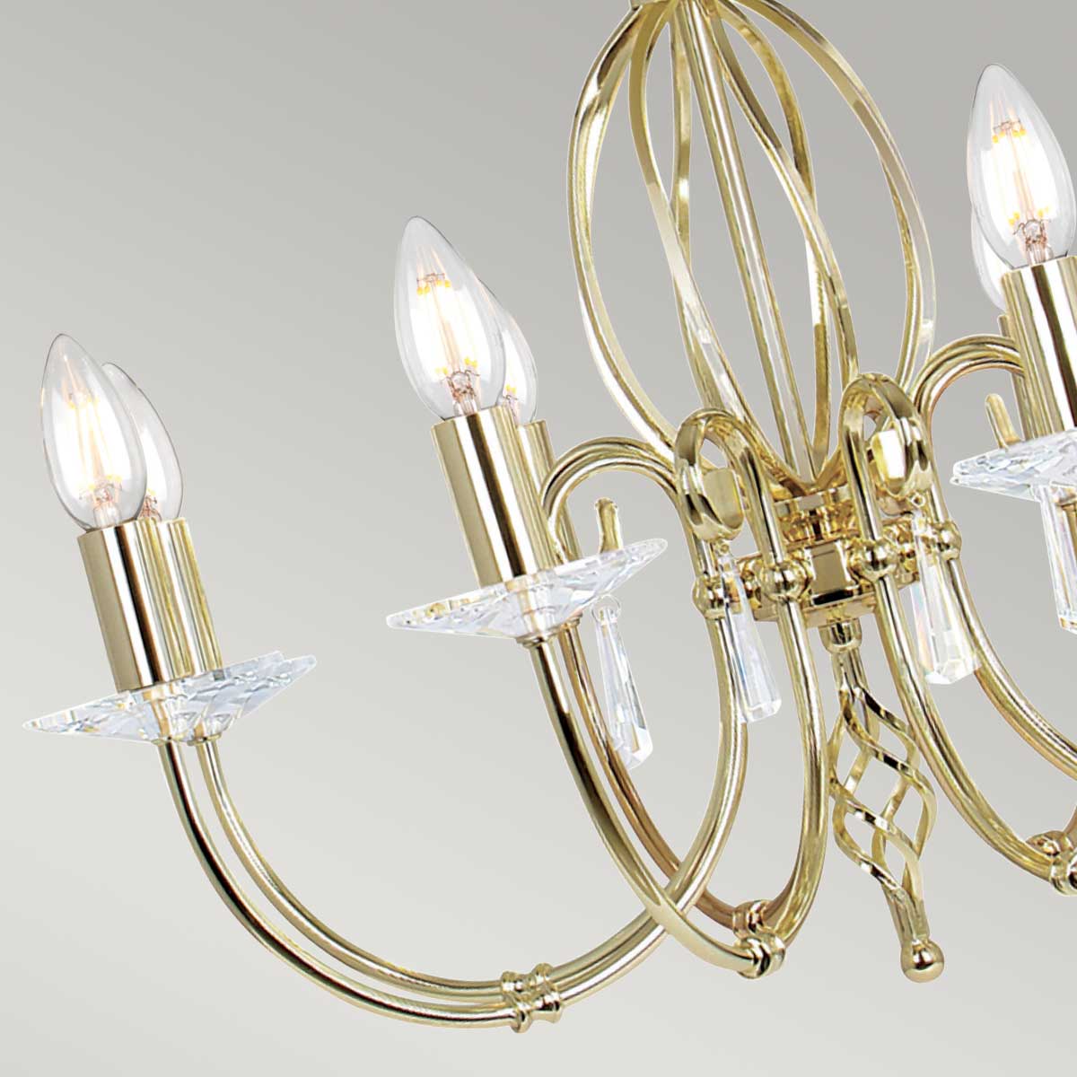 Люстра Elstead Interior, Арт. AG8-POL-BRASS