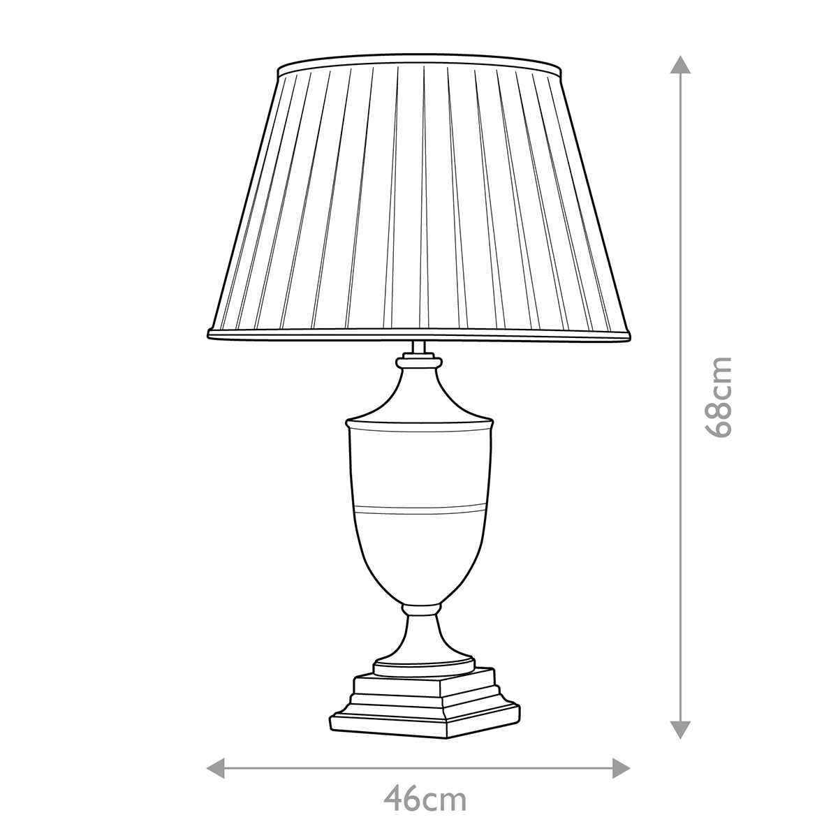 Настольная лампа Elstead Lighting , Арт. DL-NARBONNE-TL