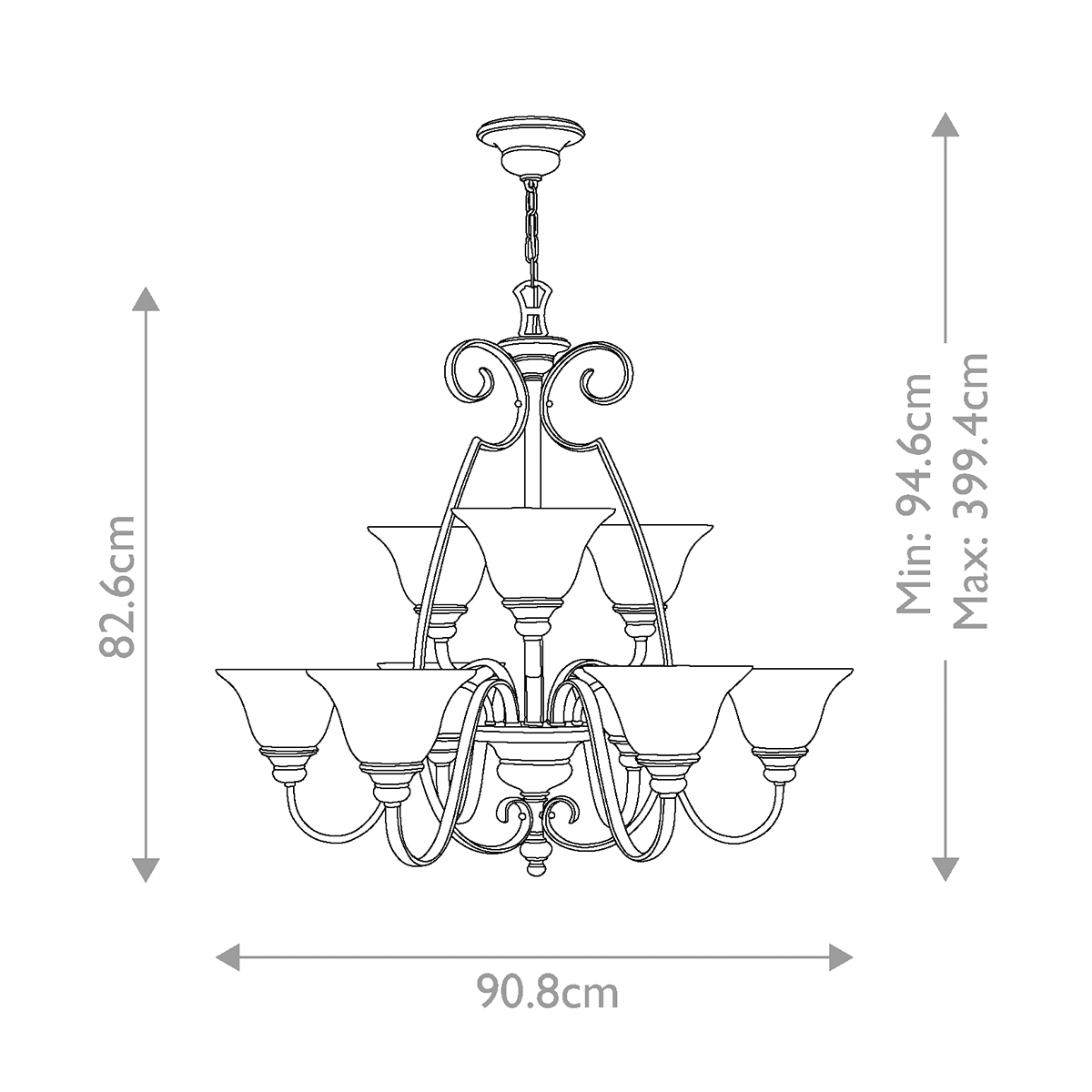 Люстра Hinkely Lighting, Арт. HK-CELLO9