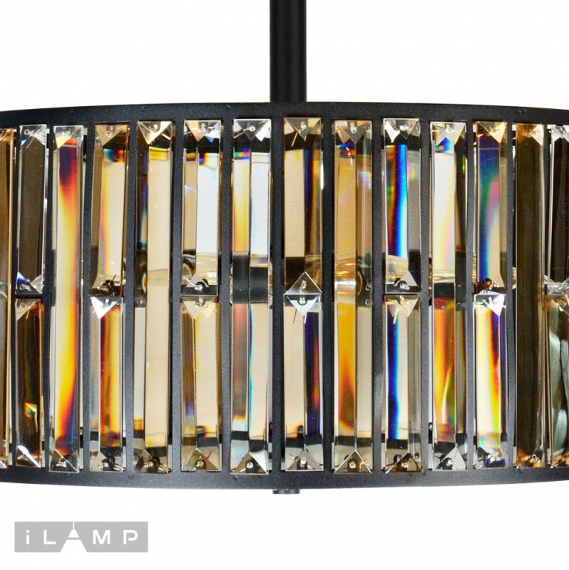 Подвесная люстра iLamp 10390-5P BK