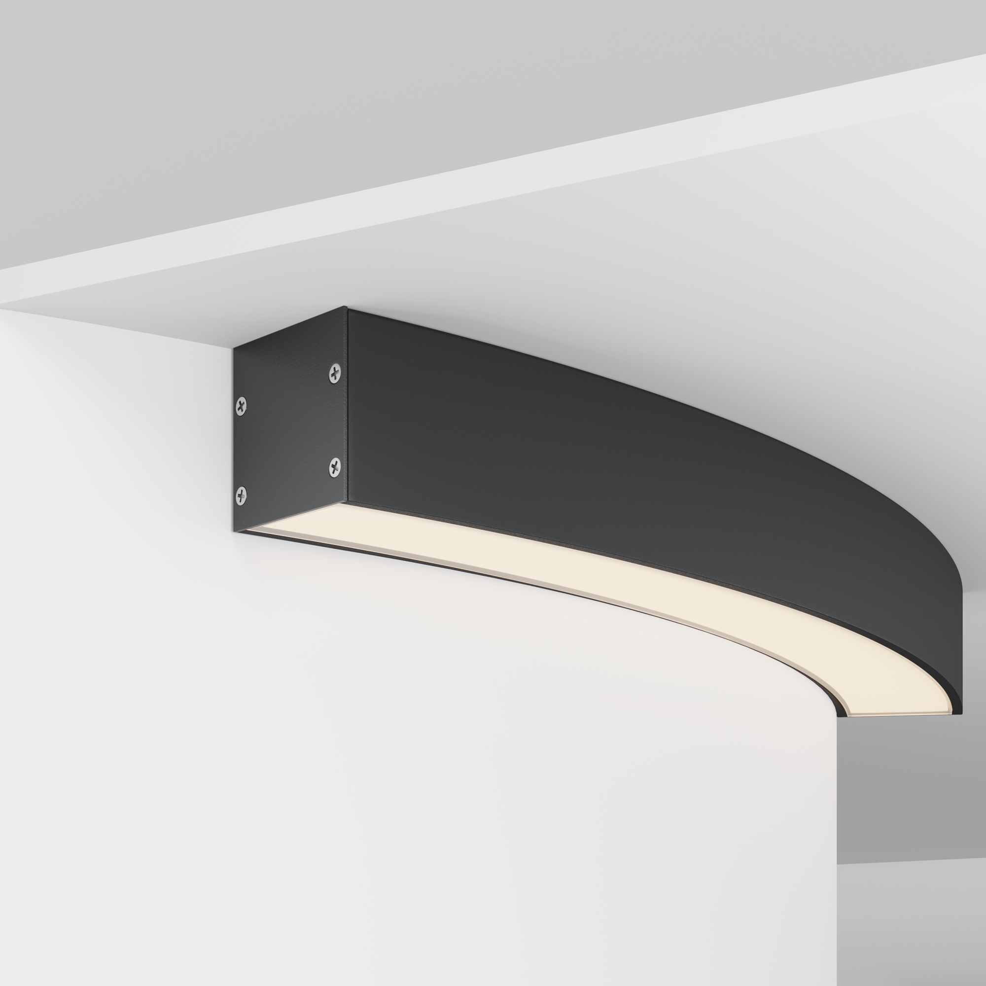 Профиль Led Strip ALM-3535R-B-D-45°-0.8M