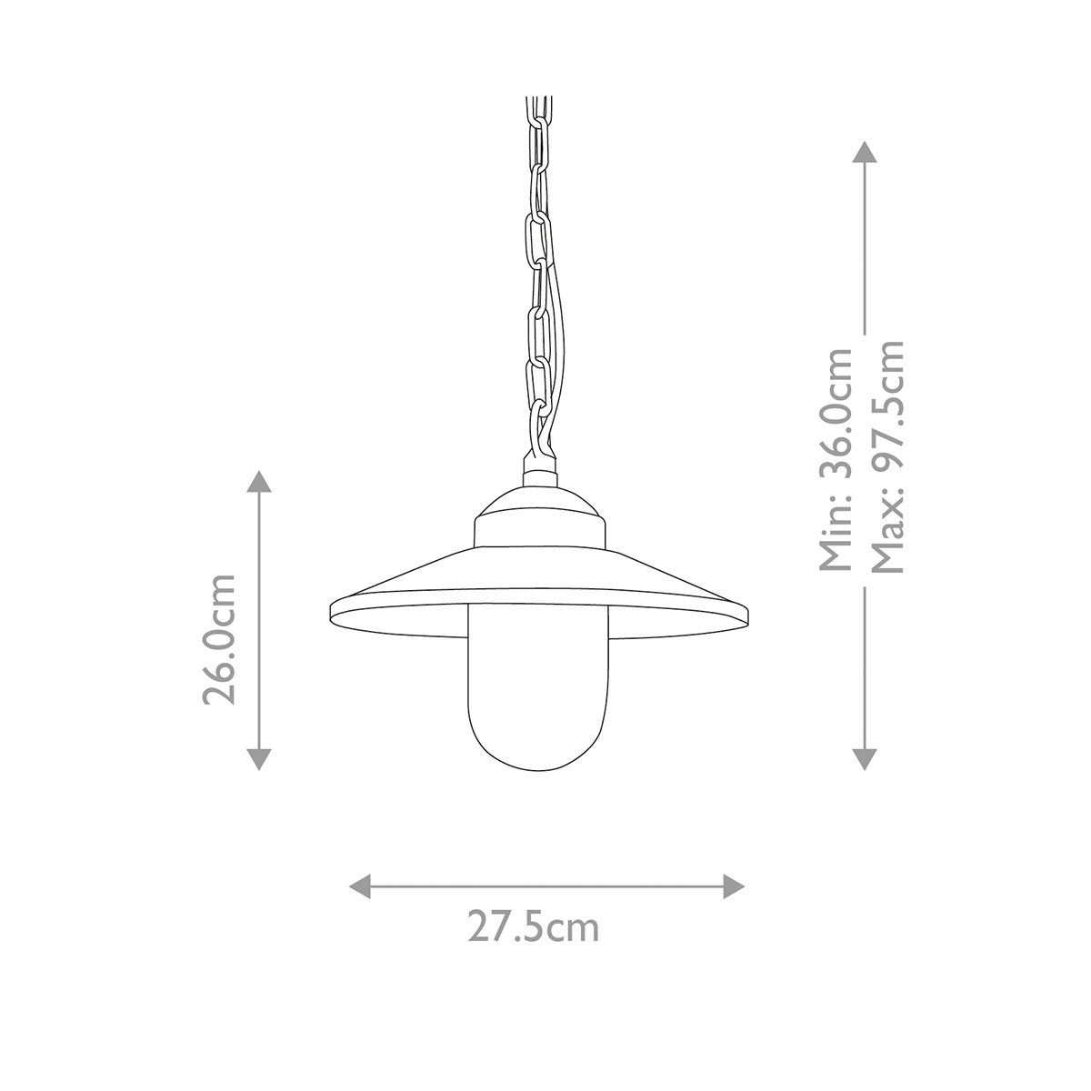 Подвесной фонарь Elstead Lighting, Арт. KLAMPENBORG8