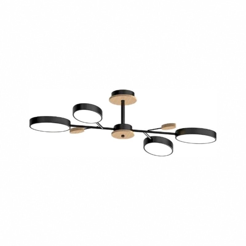 Люстра на штанге LED4U L3219-830 BK