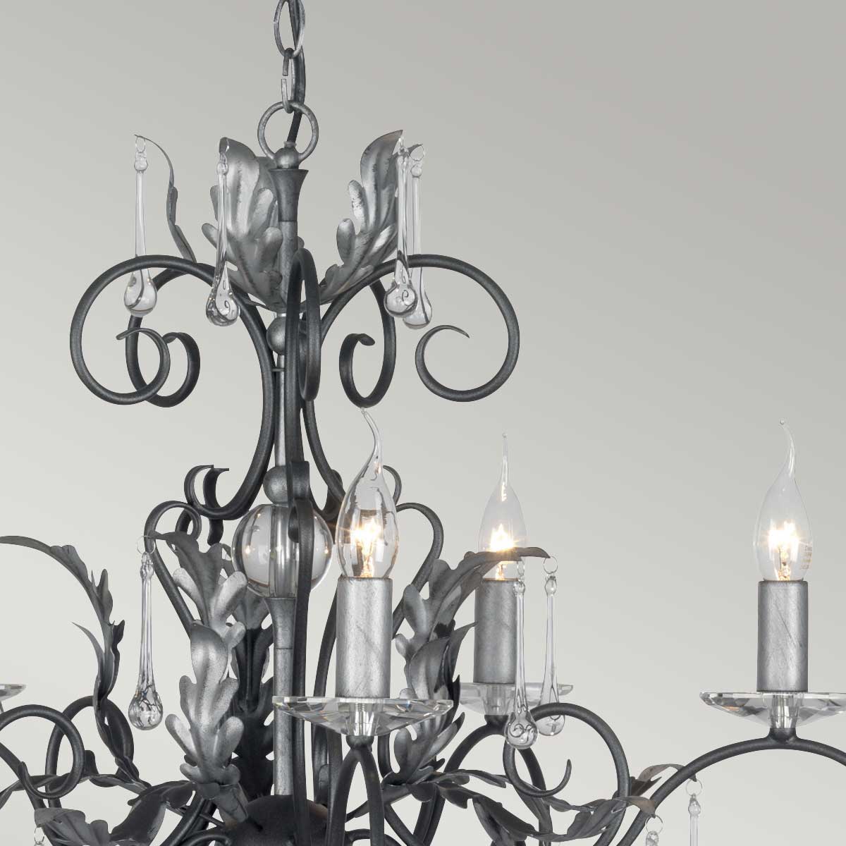 Люстра Elstead Interior, Арт. AML15-BLK-SILVER