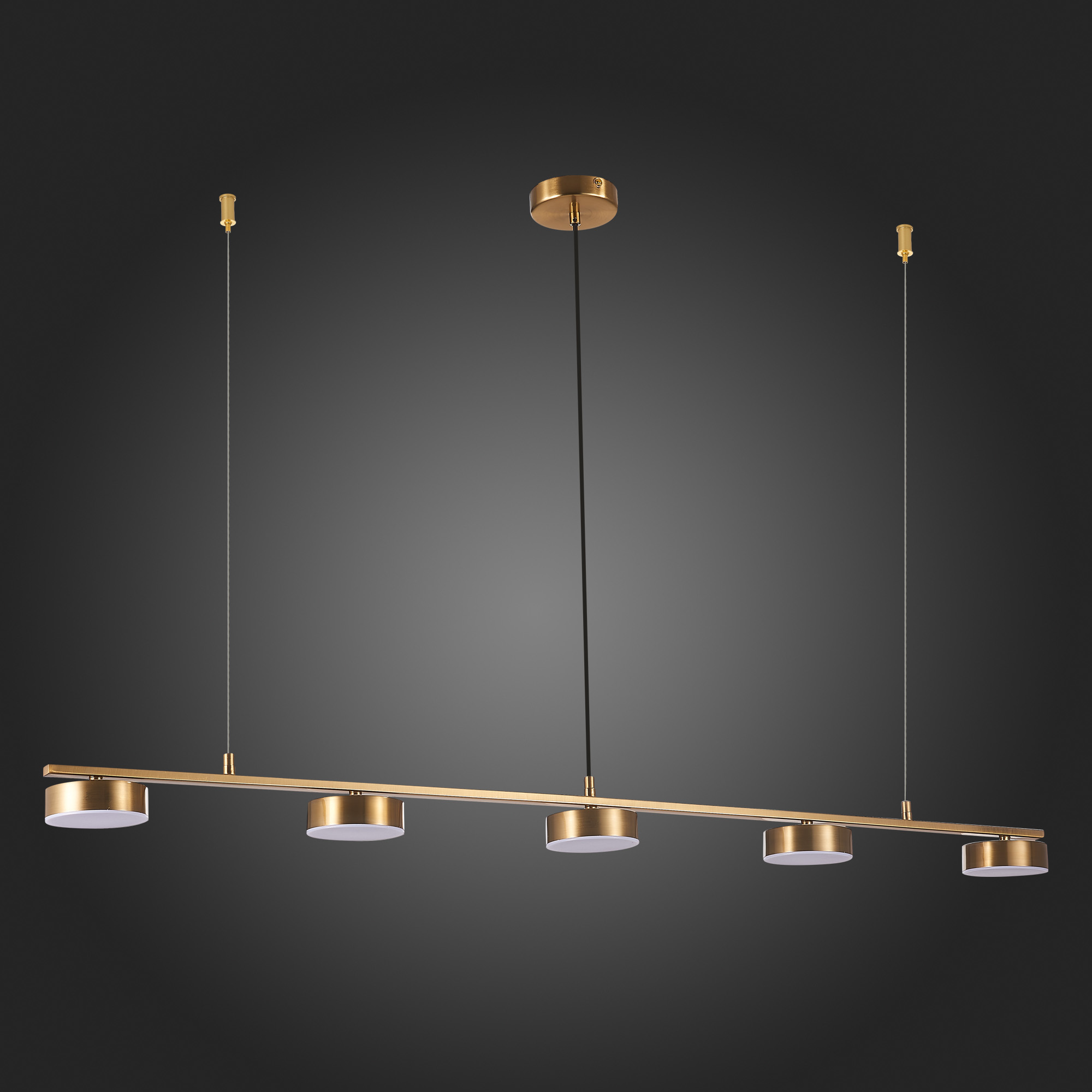 SL6000.303.05 Светильник подвесной ST-Luce Латунь/Латунь LED 5*7W 3000K PANCES