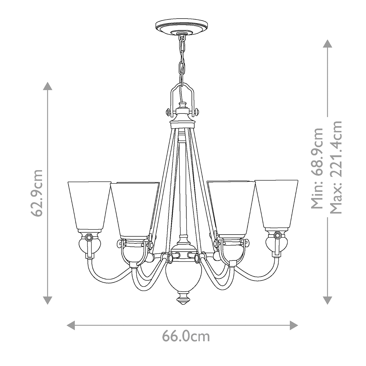Люстра Hinkley Lighting, Арт. HK-MAYFLOWER6