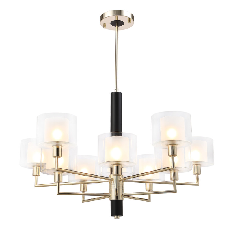 Люстра на штанге Crystal Lux MAESTRO SP-PL5+5 GOLD