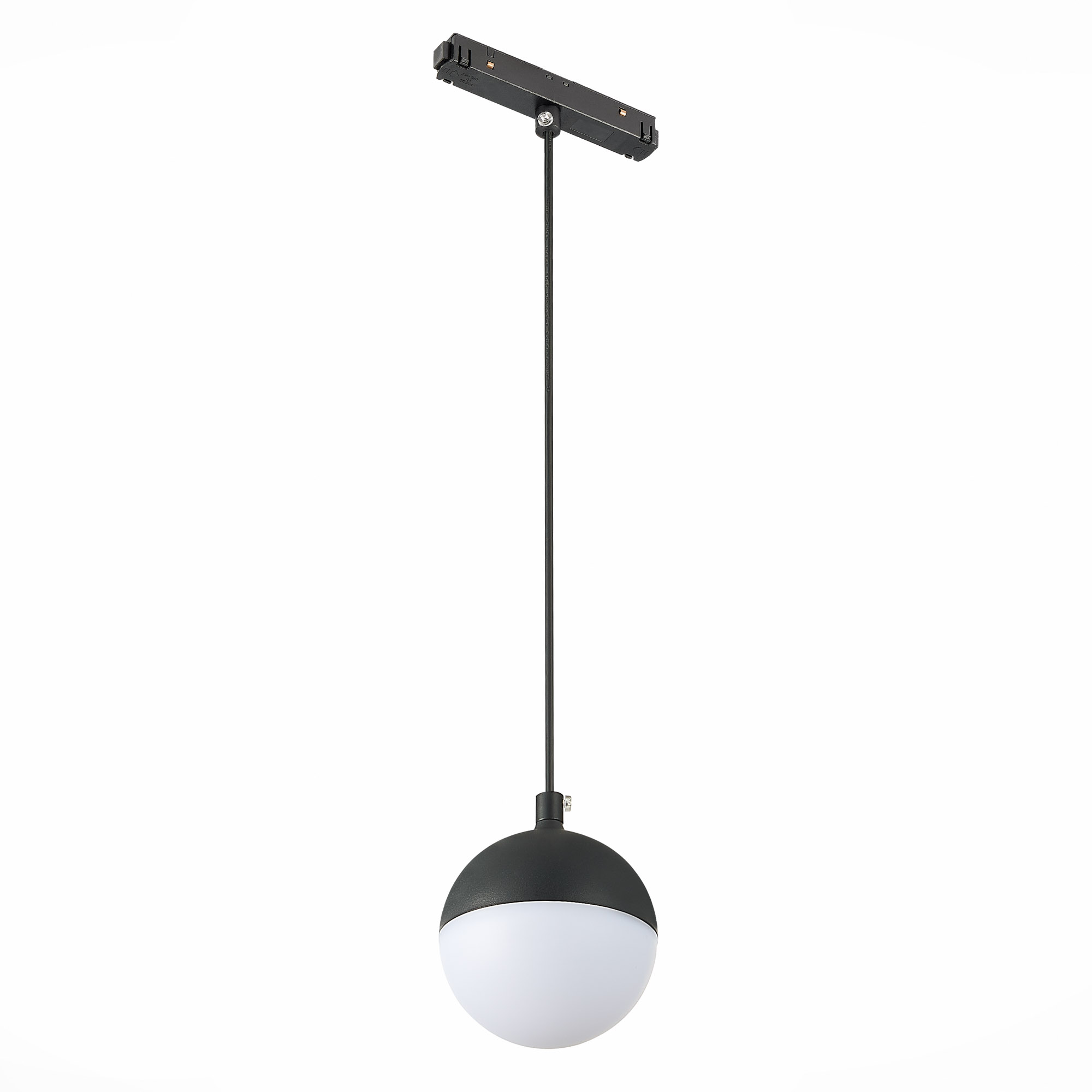 ST358.433.07PWM4 Магнитный трековый светильник подвесной Черный LED 1*7W 3000K 520Lm Ra>80 120о IP20 SKYLINE 48