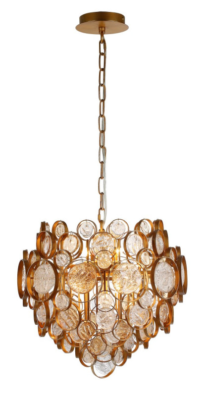 Подвесная люстра Crystal Lux DESEO SP6 D460 GOLD