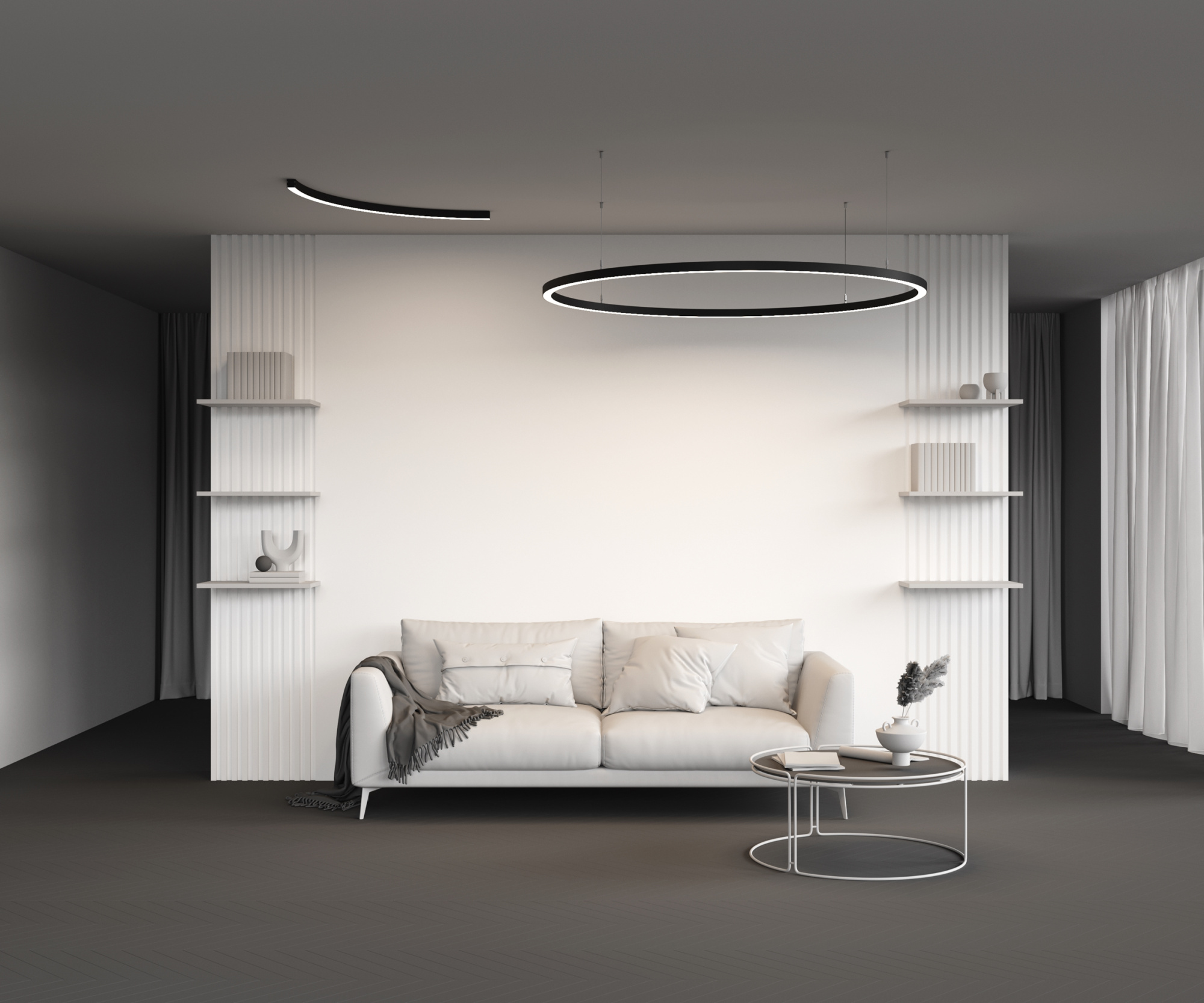 Профиль Led Strip ALM-3535R-B-D-90°-1.5M