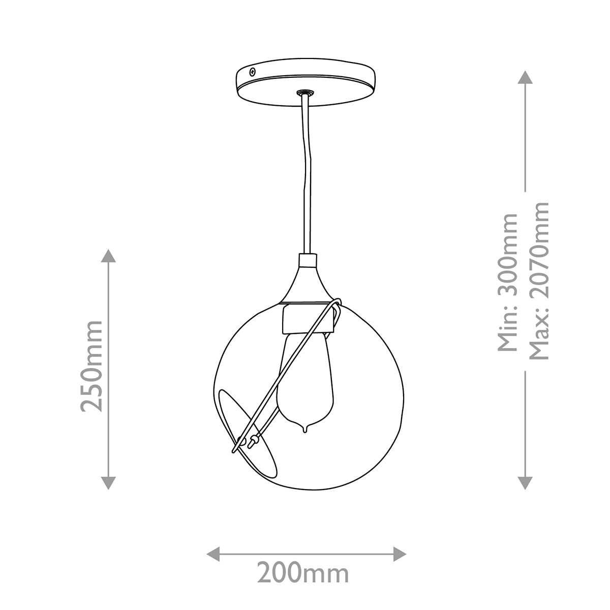 Подвесной светильник Hinkley, Арт. QN-SKYE-1P-S