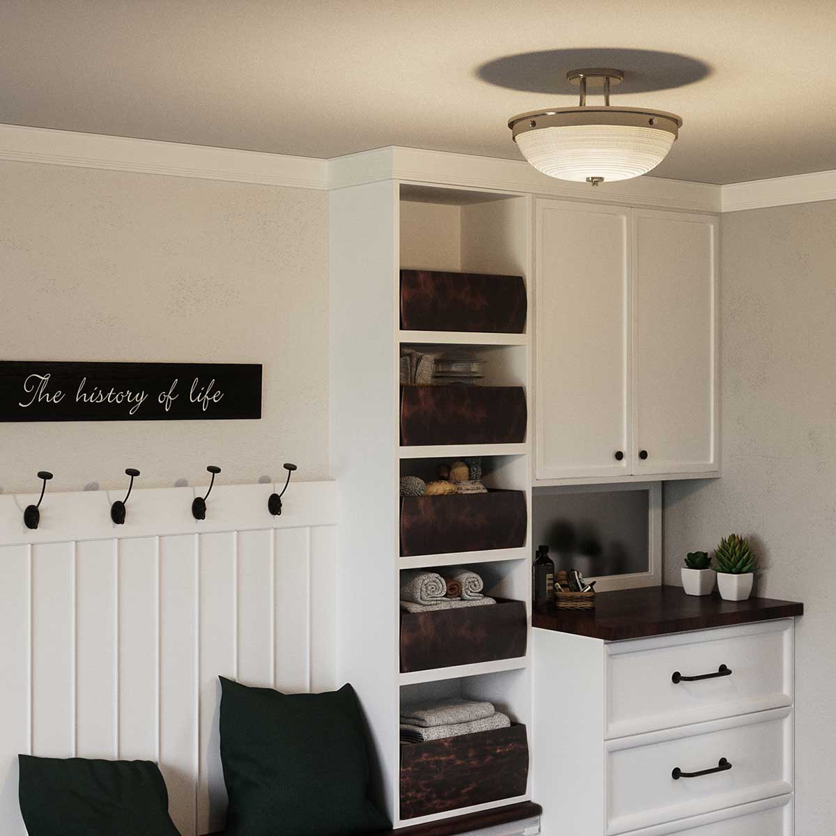 Потолочный светильник Quoizel, Арт. QZ-MANTLE-SF-IS