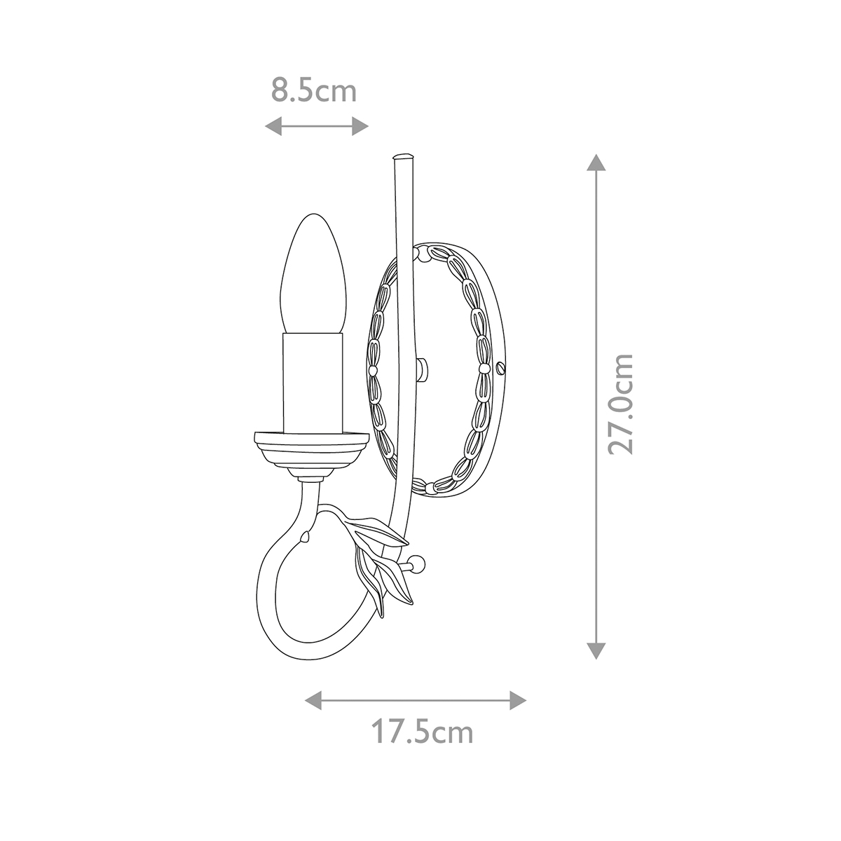 Бра Elstead Interior, Арт. OV1-IVORY-GOLD