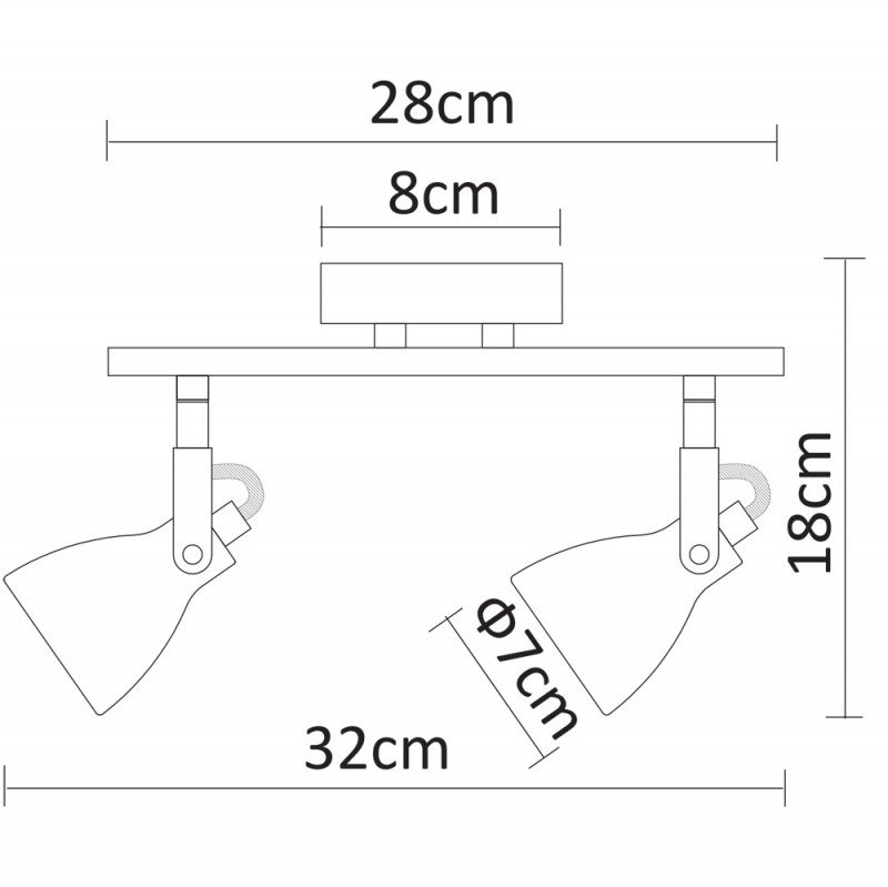 Спот ARTE Lamp A9189AP-2GY